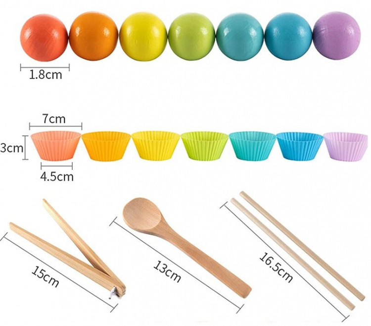 Pedagogiskt spel för färg- och forminlärning