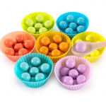 Pedagogiskt spel för färg- och forminlärning