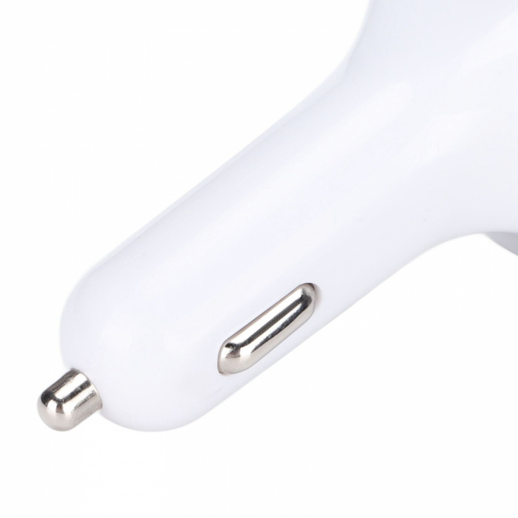 FM-Sändare med dubbla USB-uttag, display och knappar, Silver FM-Sändare med dubbla USB-uttag, display och knappar, Silver