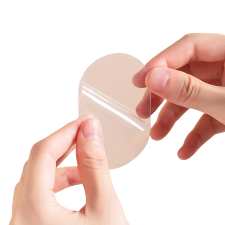 Handtag för toalettsits eller skåp, blå