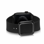 Klockarmband i silikon till Apple Watch 42/44/45mm, Svart Klockarmband i silikon till Apple Watch 42/44/45mm, Svart