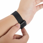 Klockarmband i silikon till Apple Watch 42/44/45mm, Svart Klockarmband i silikon till Apple Watch 42/44/45mm, Svart