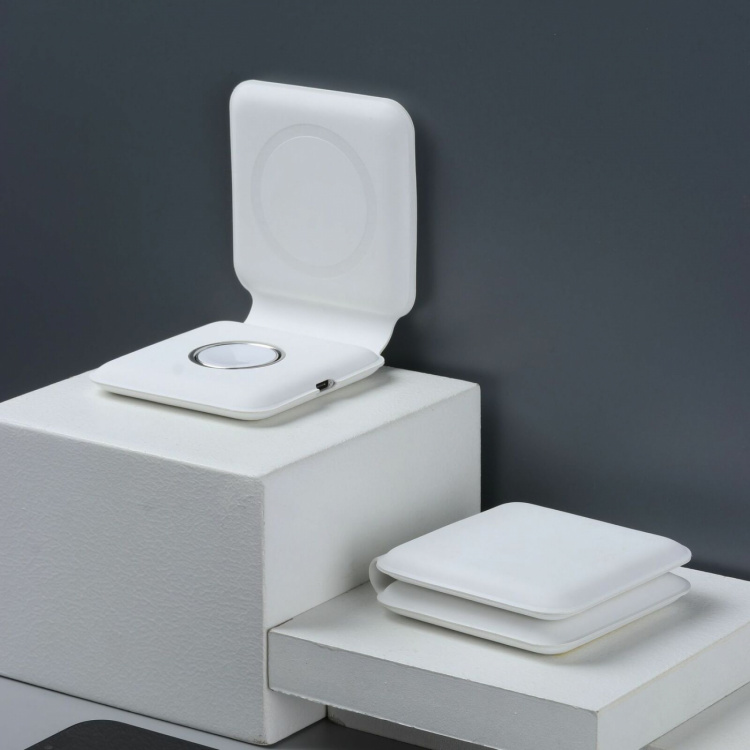 Dubbel magnetisk trådlös laddare