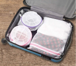 Kombinerad tvättkorg/tvättpåse för underkläder, Rosa Kombinerad tvättkorg/tvättpåse för underkläder, Rosa