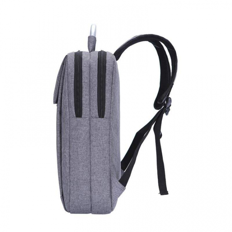 Ergonomisk ryggsäck för laptop, grå, 15.6 tum