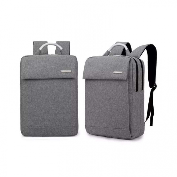 Ergonomisk ryggsäck för laptop, grå, 15.6 tum