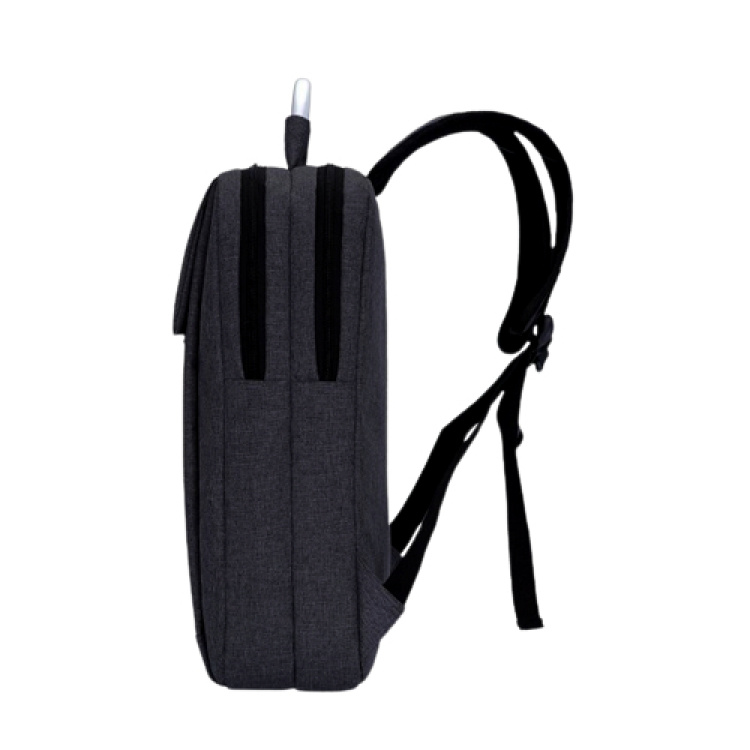 Ergonomisk ryggsäck för laptop, svart, 15.6 tum