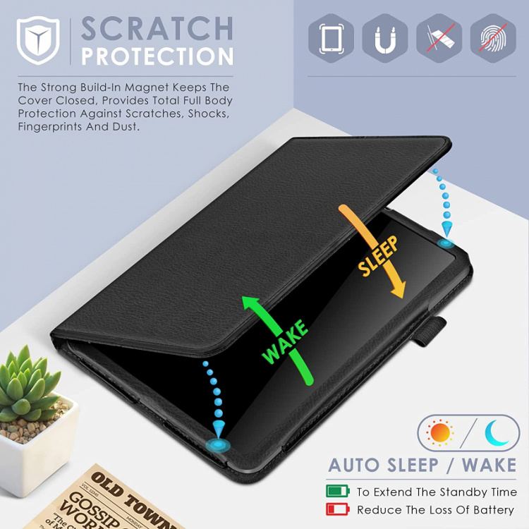 Fodral med pennhållare till iPad Mini 6, Svart