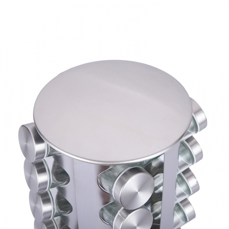 Roterande kryddställ med 16 fack