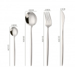 16-delar Bestickset i rostfritt stål, Silver