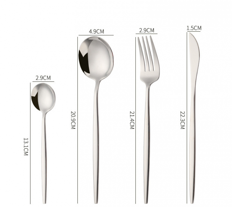 16-delar Bestickset i rostfritt stål, Silver