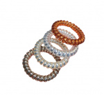 Hårtofsar 10-pack, metallfärgade