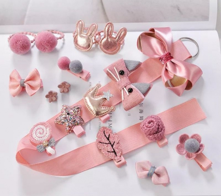 Håraccessoarer för barn, 18-delar