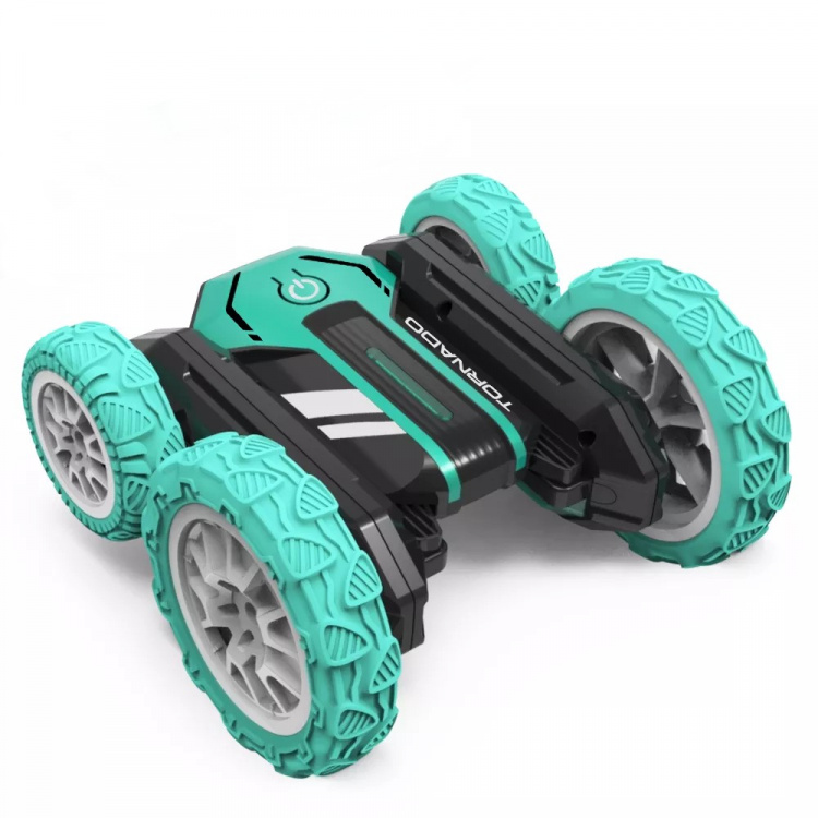 RC Stuntbil med fyrhjulsdrift, Grön