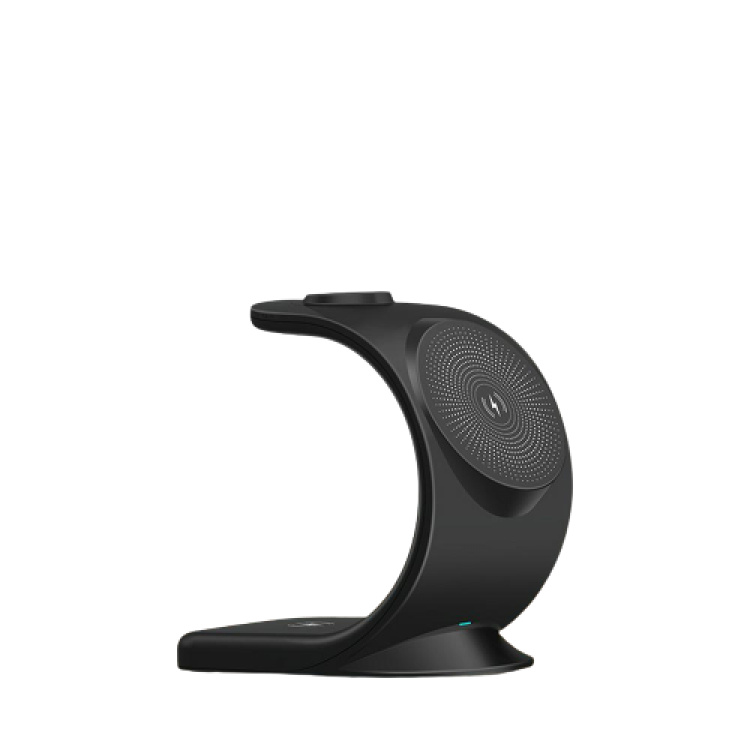 Qi-laddare för mobila enheter, 15W, Svart Qi-laddare för mobila enheter, 15W, Svart