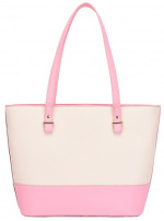 Handväskor, Beige Rosa med Guld-detaljer Handväskor, Beige Rosa med Guld-detaljer