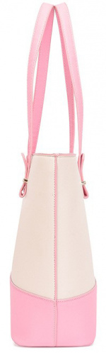 Handväskor, Beige Rosa med Guld-detaljer Handväskor, Beige Rosa med Guld-detaljer