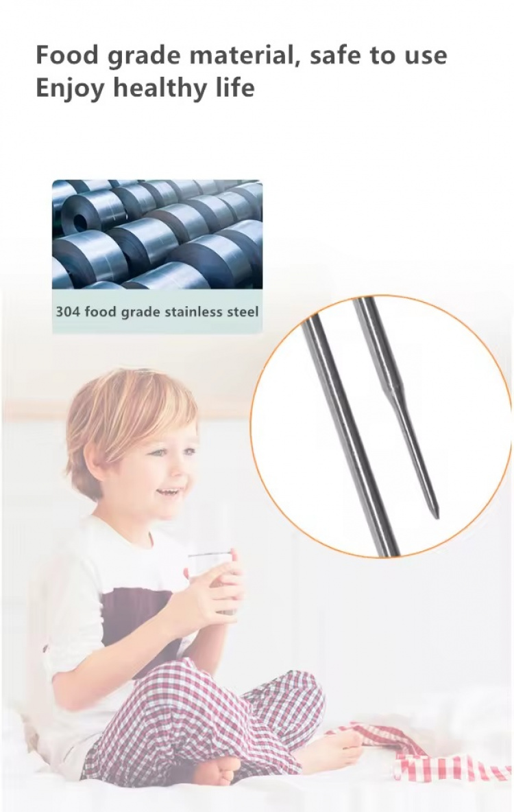 Köttermometer, Svart