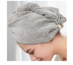 Hårhandduk i Mikrofiber, Grå