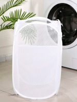 Tvättkorg i Nät, Vit