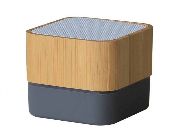 Bluetooth Mini Trähögtalare för Kontor, Grå