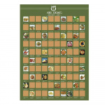 100 Maträtter Bucket List Poster