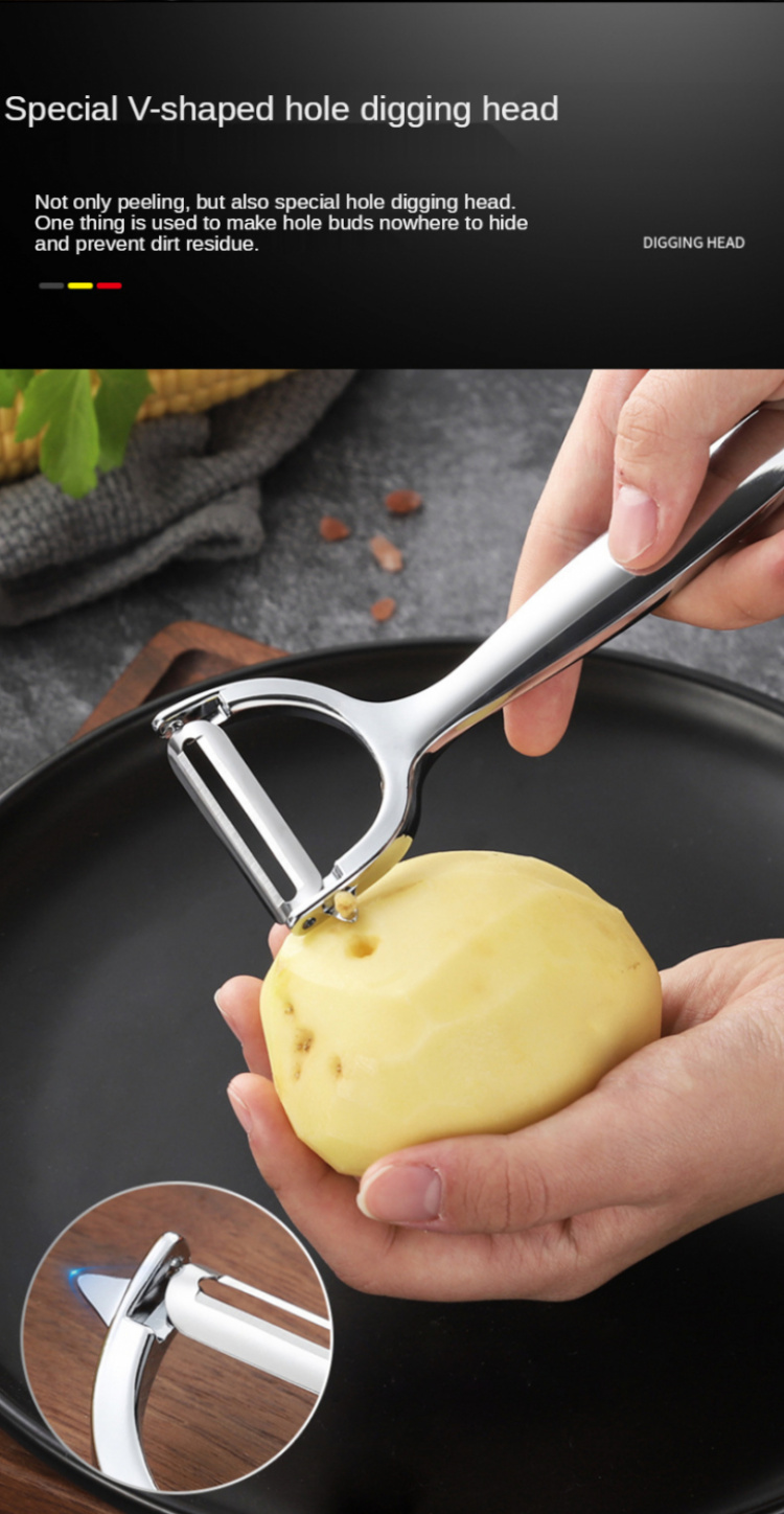 Grönsaksskalare i stål Grönsaksskalare i stål