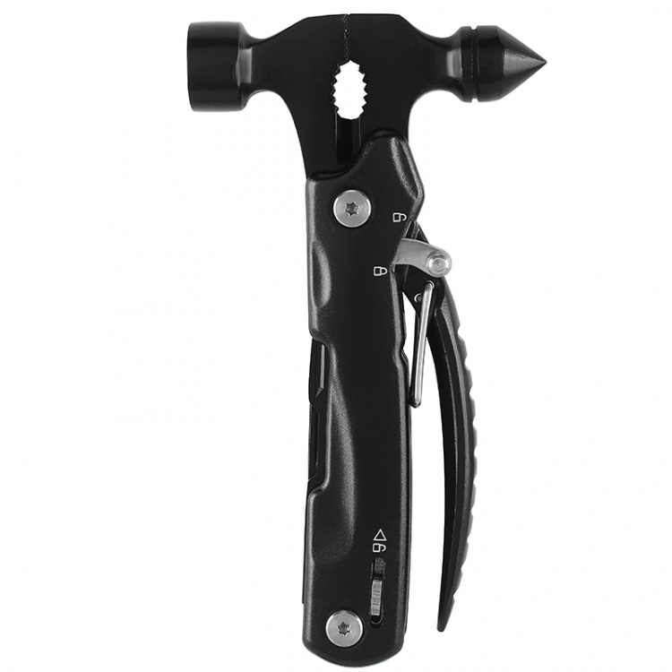 Multiverktyg med nödhammare