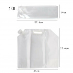 Vikbar vattenbehållare 10L med handtag och kran