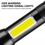 Ficklampa med nödhammare Ficklampa med nödhammare