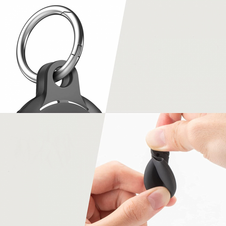 Nyckelring till Apple AirTag 4-pack, Flera färger