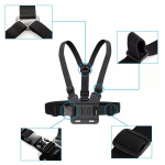 Bröstsele kompatibel med GoPro Hero inkl. Headstrap & Armband