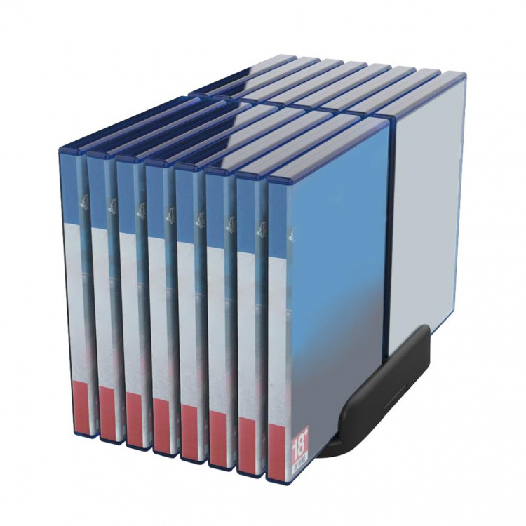 Spelhållare för PS5/PS4/PS3 & Xbox Series X/S/One/360, Svart Spelhållare för PS5/PS4/PS3 & Xbox Series X/S/One/360, Svart