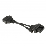 16 pin till 12 pin OBD2 Adapter för Mitsubishi