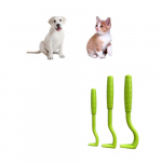 Insektsbortagare för Husdjur, mot fästingar eller loppor, 3st gröna Insektsbortagare för Husdjur, mot fästingar eller loppor, 3st gröna