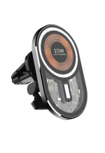 Trådlös laddningshållare för bil till iPhone 12/13/14/15, 15W