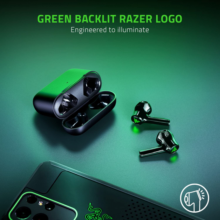 Razer Hammerhead X True Wireless Earbuds, Svart Razer Hammerhead X True Wireless Earbuds, Svart