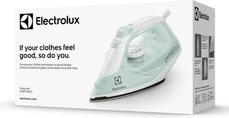 Electrolux EDB1740LG - Lättanvänt ångstrykjärn