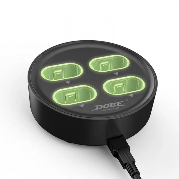 4 i 1 Batteriladdningsstation Inkl 4x Batterier för Xbox One & Xbox Series X/S