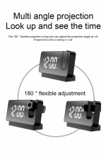 Väckarklocka med projektor