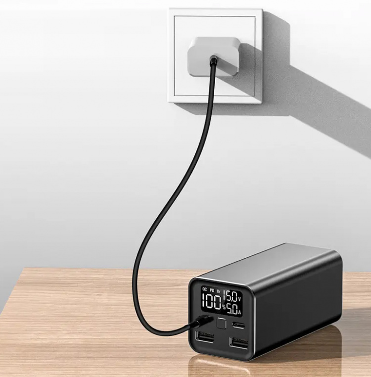 Powerbank 20000mAh 65W QC3.0 Snabbladdning för telefon & laptop Powerbank 20000mAh 65W QC3.0 Snabbladdning för telefon & laptop