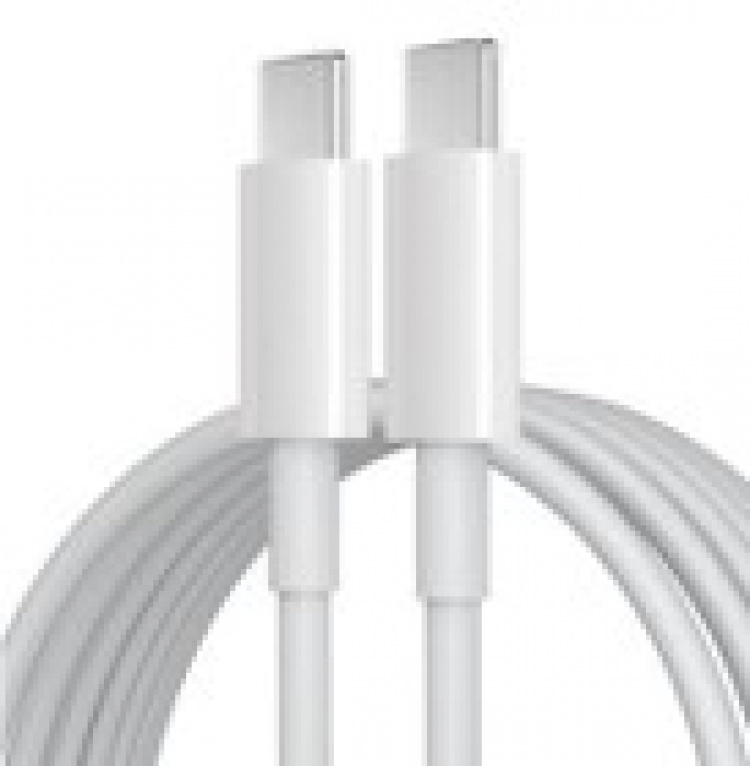 USB-C kabel - 1,8 m - Vit - iPhone 15 kompatibel