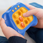 Quick Push Pop it leksak, Blå Quick Push Pop it leksak, Blå