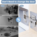 Reparationsplatta för gångjärn 4-pack