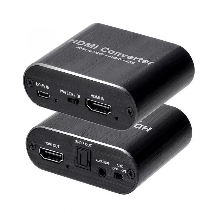HDMI Konverterare HDMI till HDMI+Audio+ARC