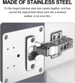 Reparationsplatta för gångjärn 2-pack Reparationsplatta för gångjärn 2-pack