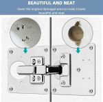 Reparationsplatta för gångjärn 2-pack Reparationsplatta för gångjärn 2-pack