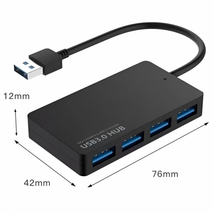 USB 3.0 HUB 4-port Ultra Thin