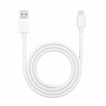 Ladd- och synkroniseringskabel USB-A till USB-C, 1m, Vit