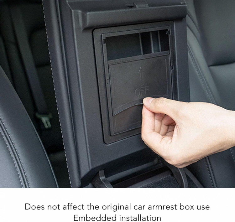 Förvaringsfack till armstöd för Tesla Model 3 & Y Förvaringsfack till armstöd för Tesla Model 3 & Y